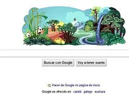El Día de la Tierra inspira un Google 'verde' y animado