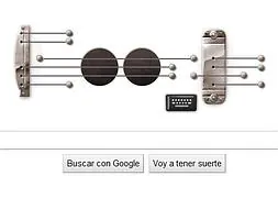 Les Paul y su guitarra componen para Google 