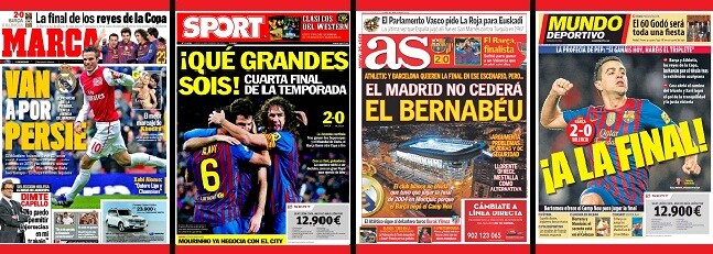 Cesc Fábregas y Xavi llevan al FC Barcelona a la final de Copa