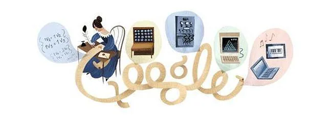 Ada Lovelace inventa dentro del doodle de Google