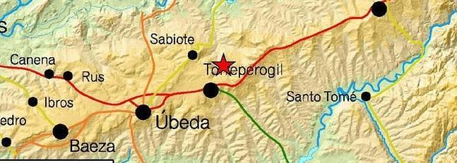 Nueve terremotos el sábado y dos el domindo en Torreperogil