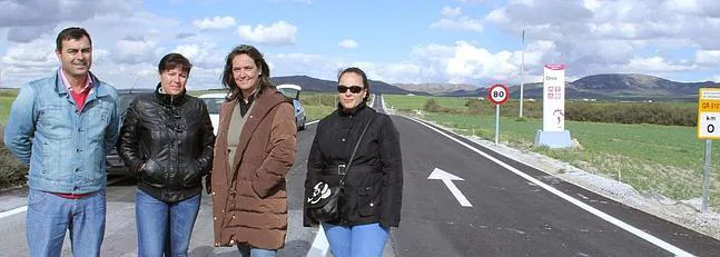 Diputación de Granada ensancha la salida de la carretera provincial de Orce hacia la A-330
