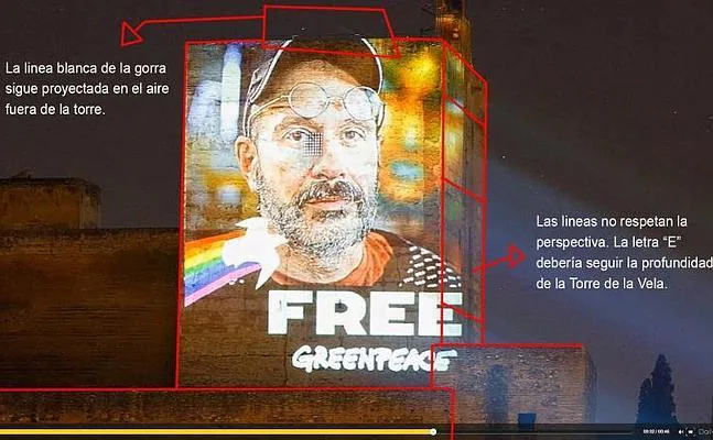 Greenpeace en la Alhambra, las imágenes de la polémica