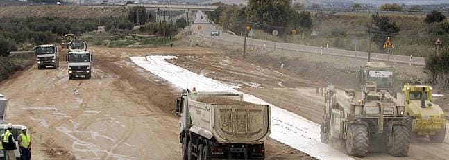 Las Infantas, sin agua por las obras de la línea de Alta Velocidad en Jaén
