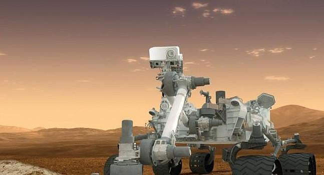 ¡Notición!: Podría Curiosity haber llevado vida a Marte (foto)