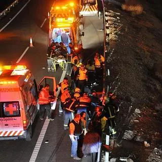 Doce muertos en un accidente de autobús en Cieza