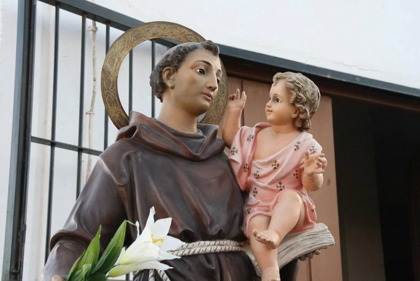 Procesión de San Antonio y La Inmaculada, en Cortijos de Marín